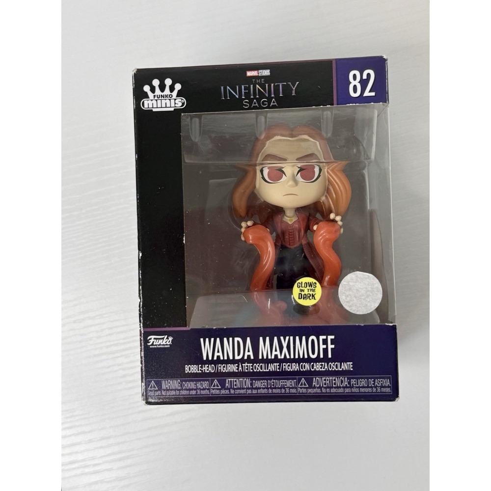 Funko Pop! Marvel Wanda Maximoff  82 Vinyl Figure New In Box Glow In The Dark